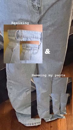 Repairing & Resizing My Pants by mikaela batalon - Ourboox.com