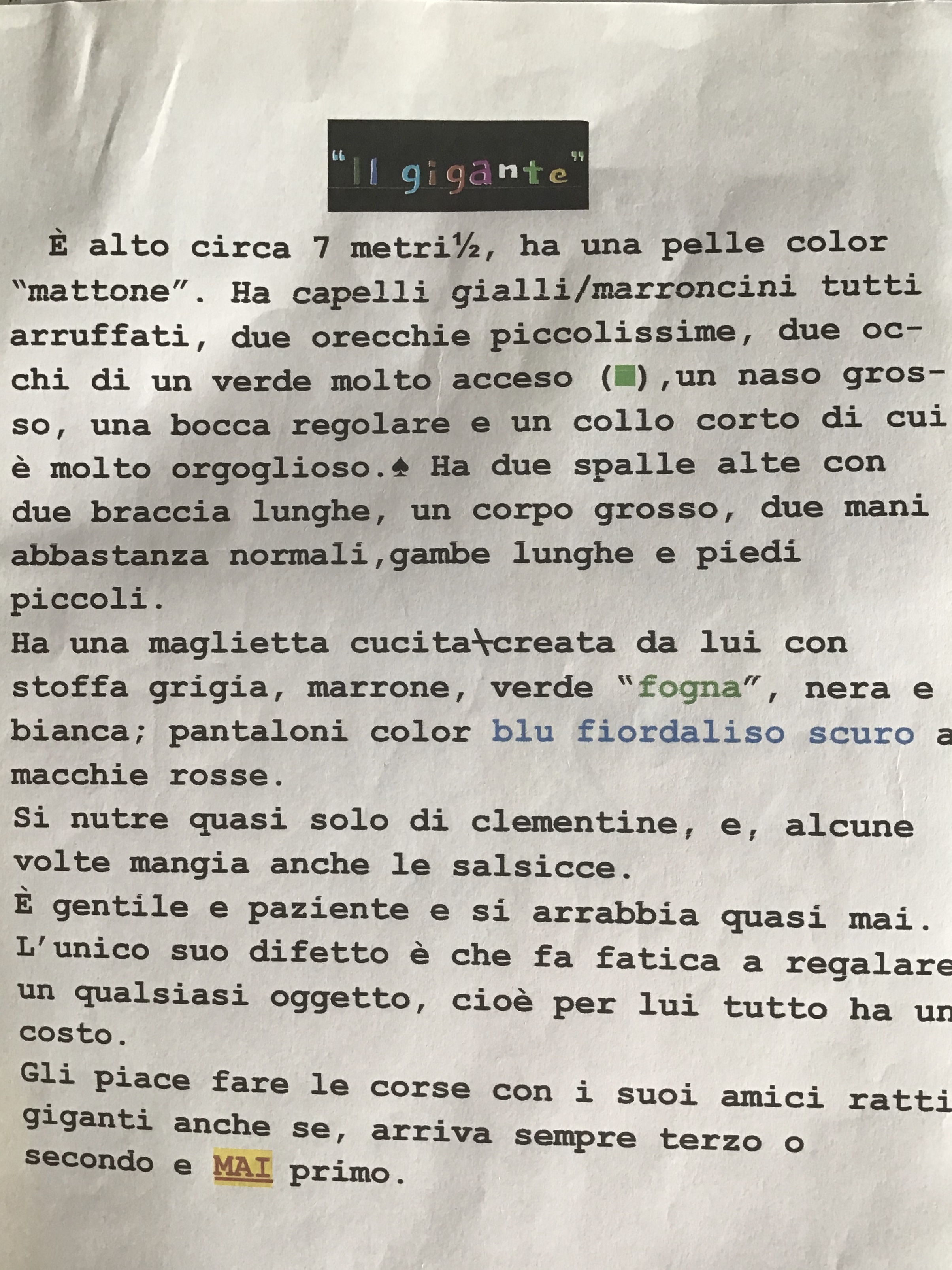 I nostri giganti by Luisa - Ourboox.com