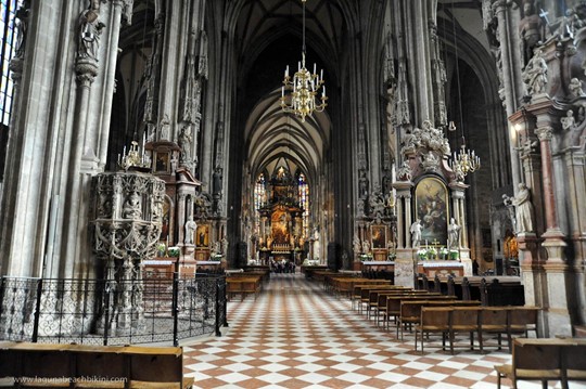 Inside the St. Stephen’s Cathedral