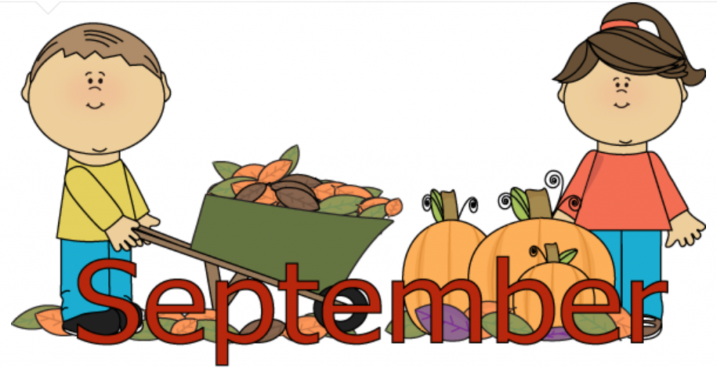 Full month. Сентябрь на английском. September month. September cartoon. Septembre рисунок.