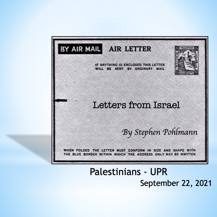 # 390 – Palestinians UPR by Stephen Pohlmann - Ourboox.com