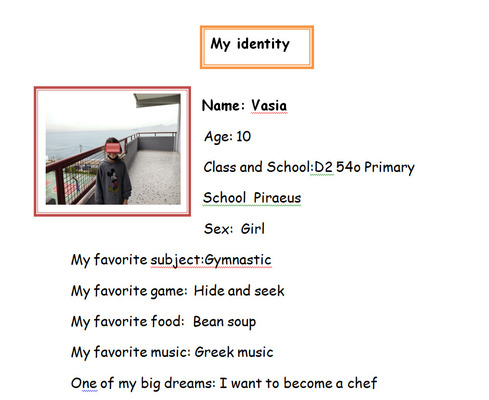 My identity by Georgia - Ourboox.com