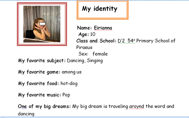 My identity by Georgia - Ourboox.com