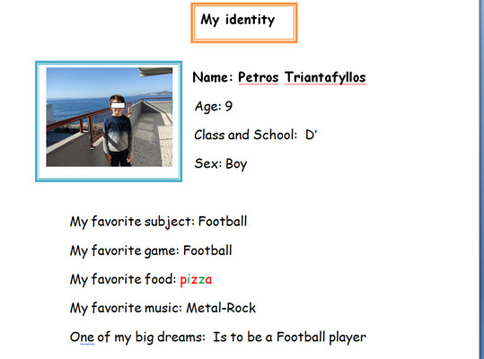 My identity by Georgia - Ourboox.com