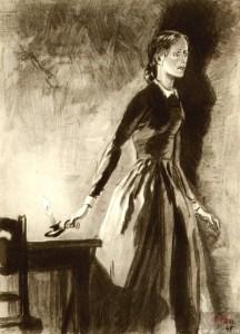 Соня Мармеладова. Художник Д. Шмаринов (1945)