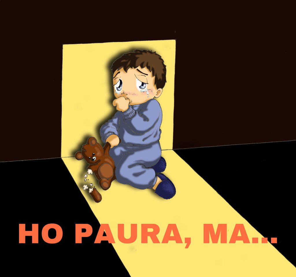 Ho paura, ma.. by Gaia Conti - Illustrated by -Beatrice Albo 1075066 -Federica Cassi 1073532 -Mazzucchelli Simona 1075675 - Die Ndiom 1076551 -Michela Orlini 1076873 -Gaia Conti 1072413 - Matteo Costa 1076828 - Ourboox.com