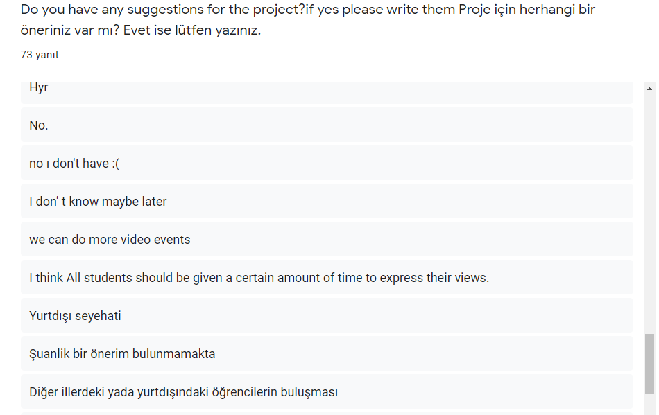 ‘Think your future &Write your dreams’ project Pre-Survey Analysis for Students by Aynur - Illustrated by Aynur Demirtaş Korkmaz Elazığ High School - Ourboox.com