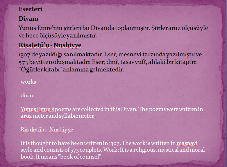 Yunus Emre by Nevra HAN - Ourboox.com