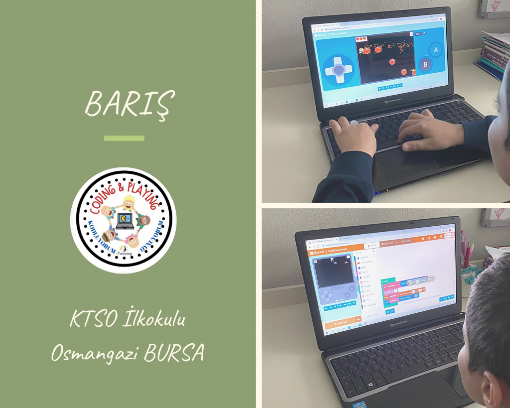 GALAKSİ OYUNU KTSO İLKOKULU 4/D by MERALYILMAZ - Illustrated by e Twinning       Kodluyorum&Oynuyorum   Coding&Playing - Ourboox.com