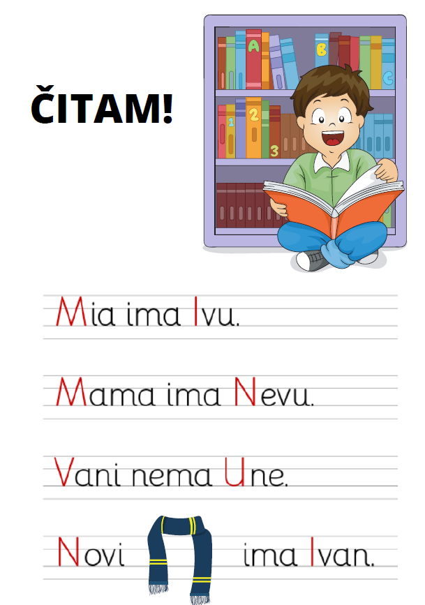 ČITAM, PIŠEM, ZNAM by Nives Kajfeš - Ourboox.com