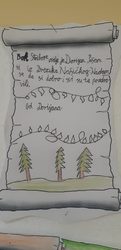 Pišemo pismo Ivani i njenim likovima iz bajke Šuma Striborova by Ljiljana Kubaša - Illustrated by 4.a razred - Ourboox.com