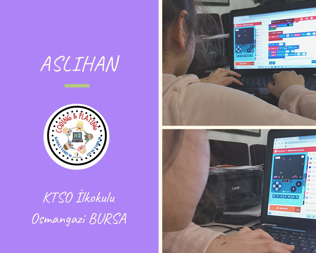 GALAKSİ OYUNU KTSO İLKOKULU 4/D by MERALYILMAZ - Illustrated by e Twinning       Kodluyorum&Oynuyorum   Coding&Playing - Ourboox.com