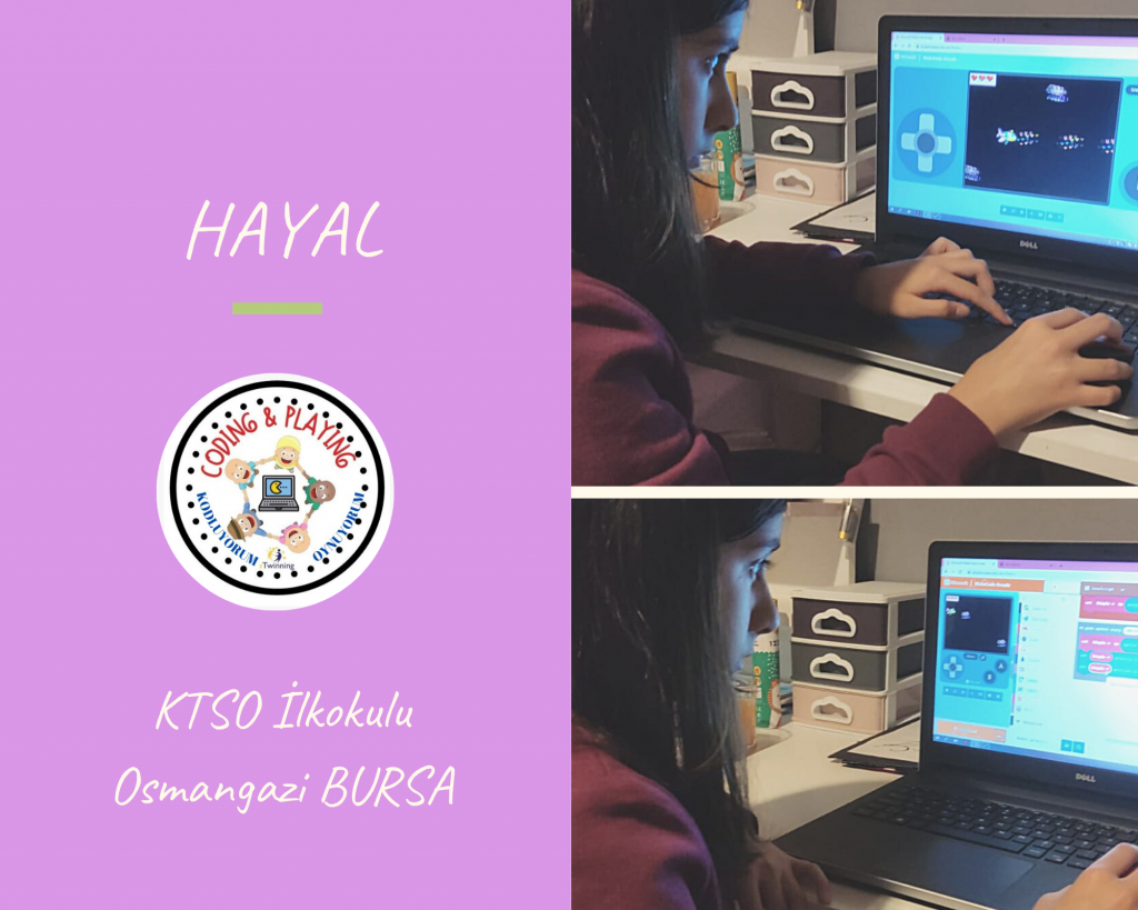 GALAKSİ OYUNU KTSO İLKOKULU 4/D by MERALYILMAZ - Illustrated by e Twinning       Kodluyorum&Oynuyorum   Coding&Playing - Ourboox.com