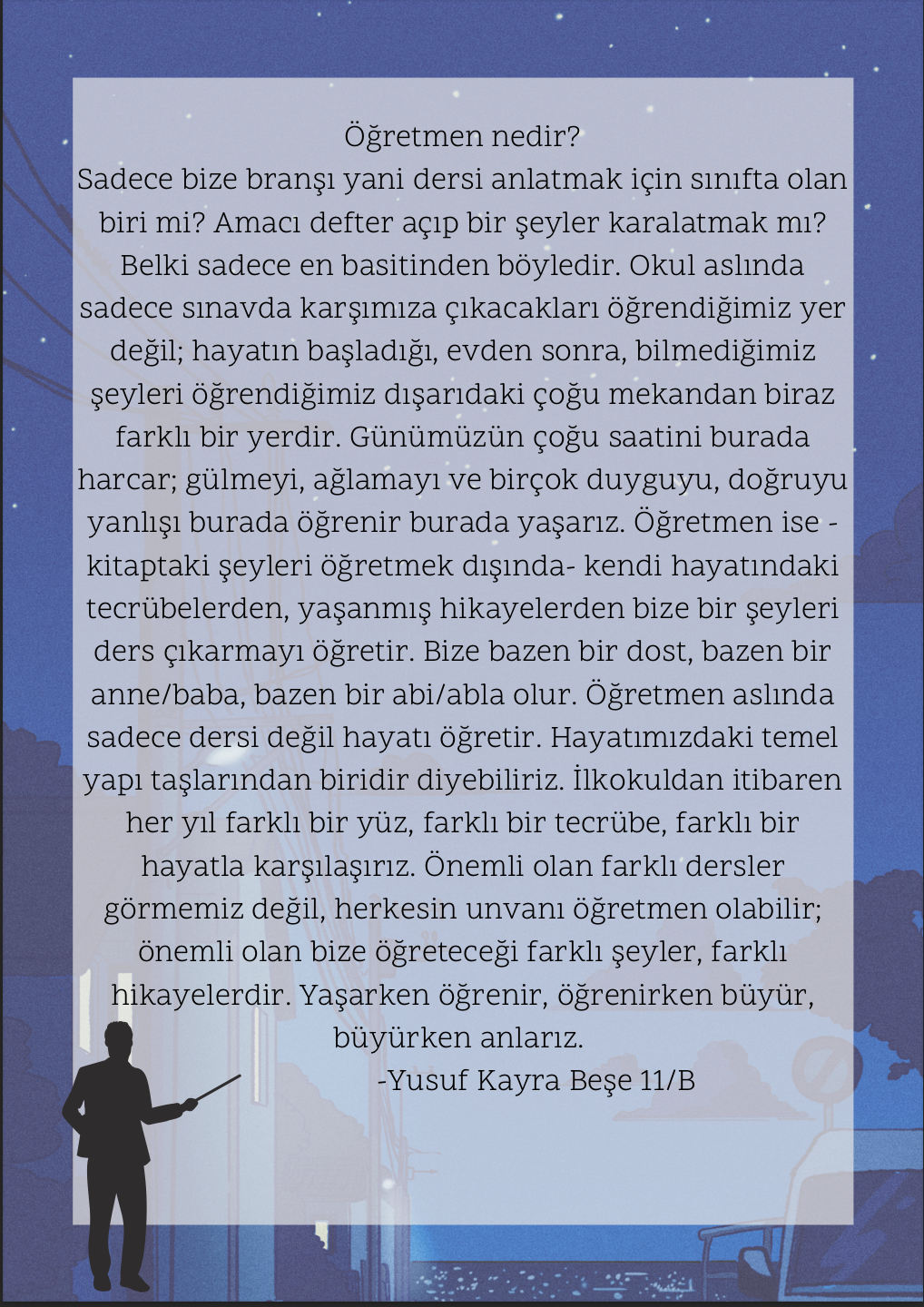 Kasım Rüzgarı by Süleyman Baran Dazıroğlu - Illustrated by Keçiören Sosyal Bilimler Lisesi - Ourboox.com