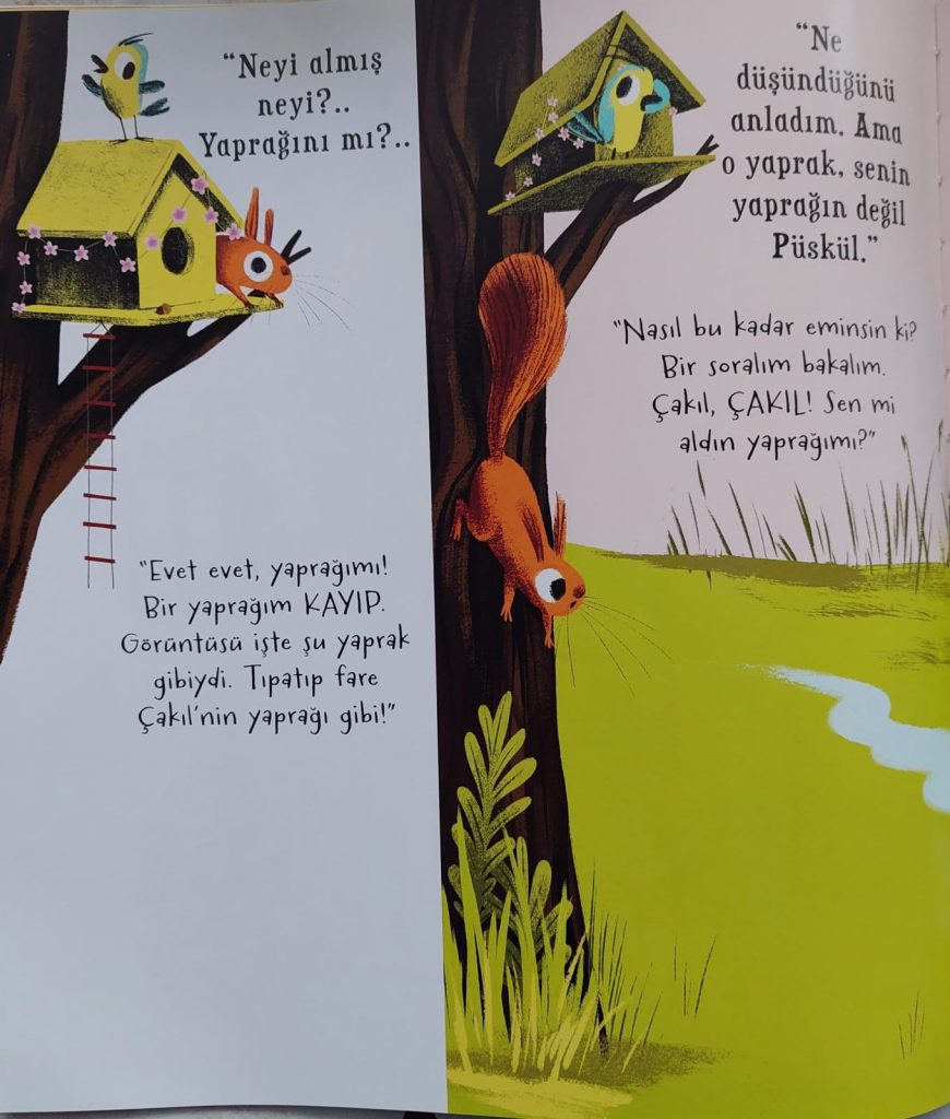 YAPRAKLARIMI KİM ALDI? by EDA VURAL - Illustrated by Eda VURAL - Ourboox.com