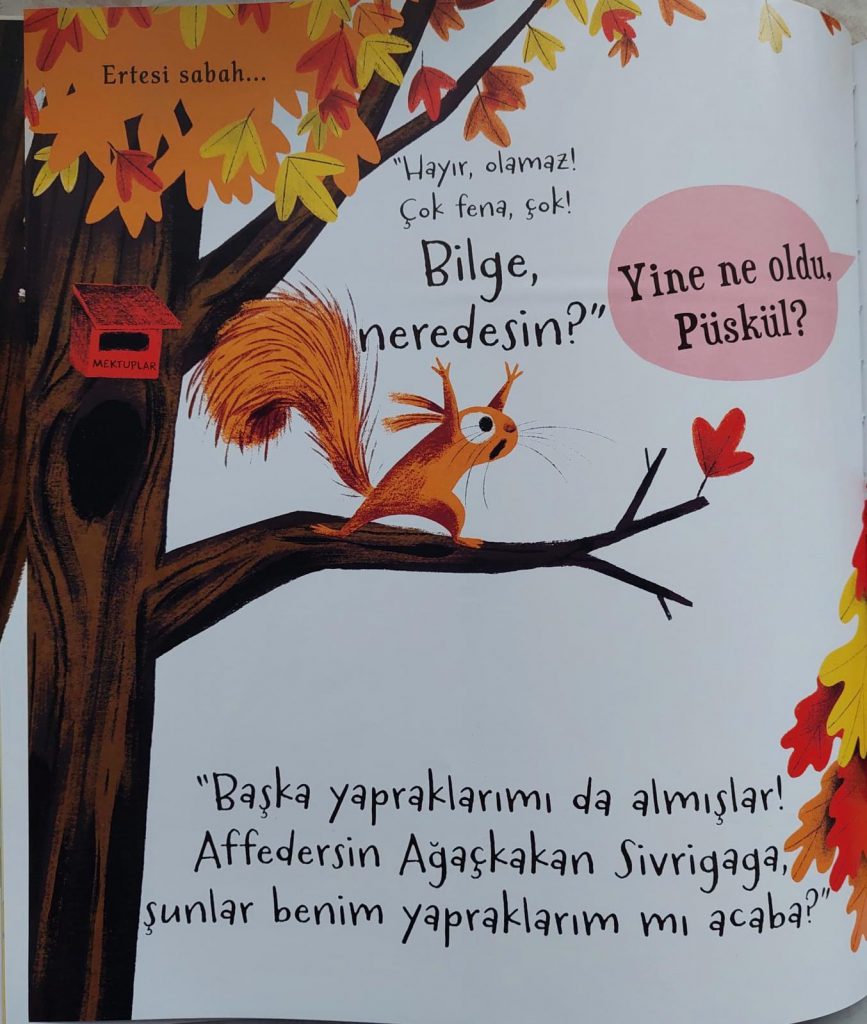 YAPRAKLARIMI KİM ALDI? by EDA VURAL - Illustrated by Eda VURAL - Ourboox.com