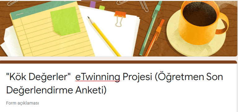 Proje Öğretmen Son Değerlendirme Sonuçları by Büşra Ege - Illustrated by Kök Değerler Proje Ekibi - Ourboox.com