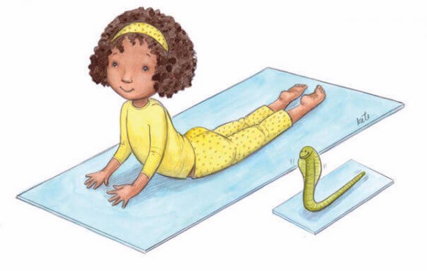 Йога для детей в картинках by juliya - Ourboox.com