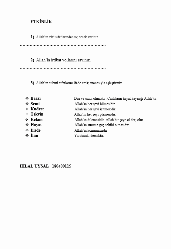 ALLAH-İNSAN İLİŞKİSİ by Hilal Uysal - Ourboox.com