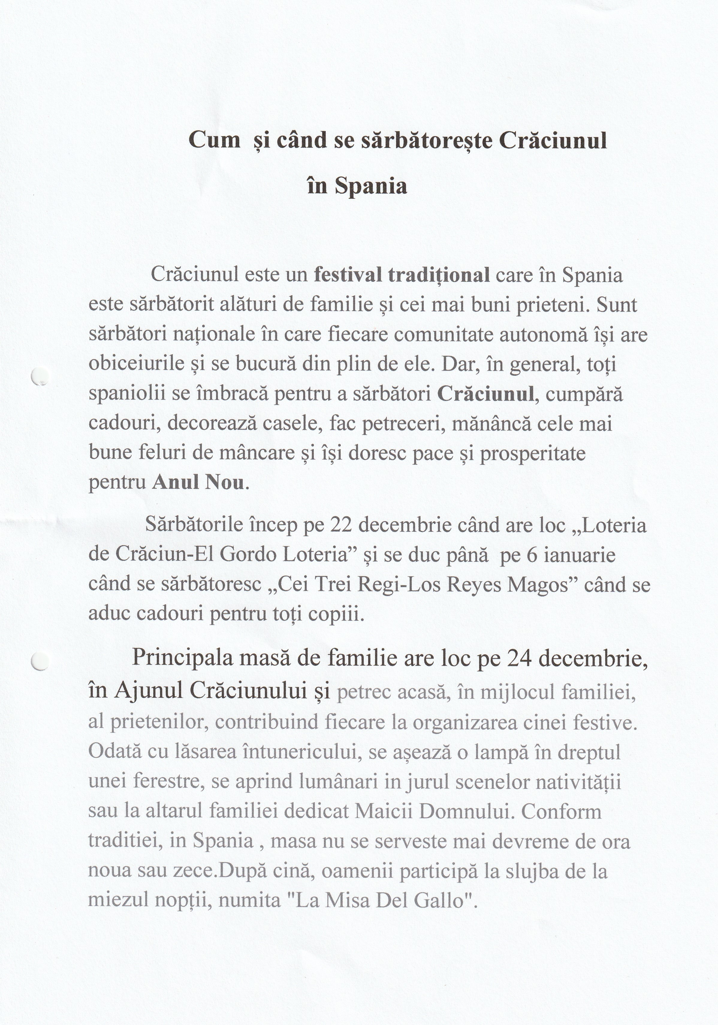 Crăciunul în Spania by Alexia Ispas - Ourboox.com