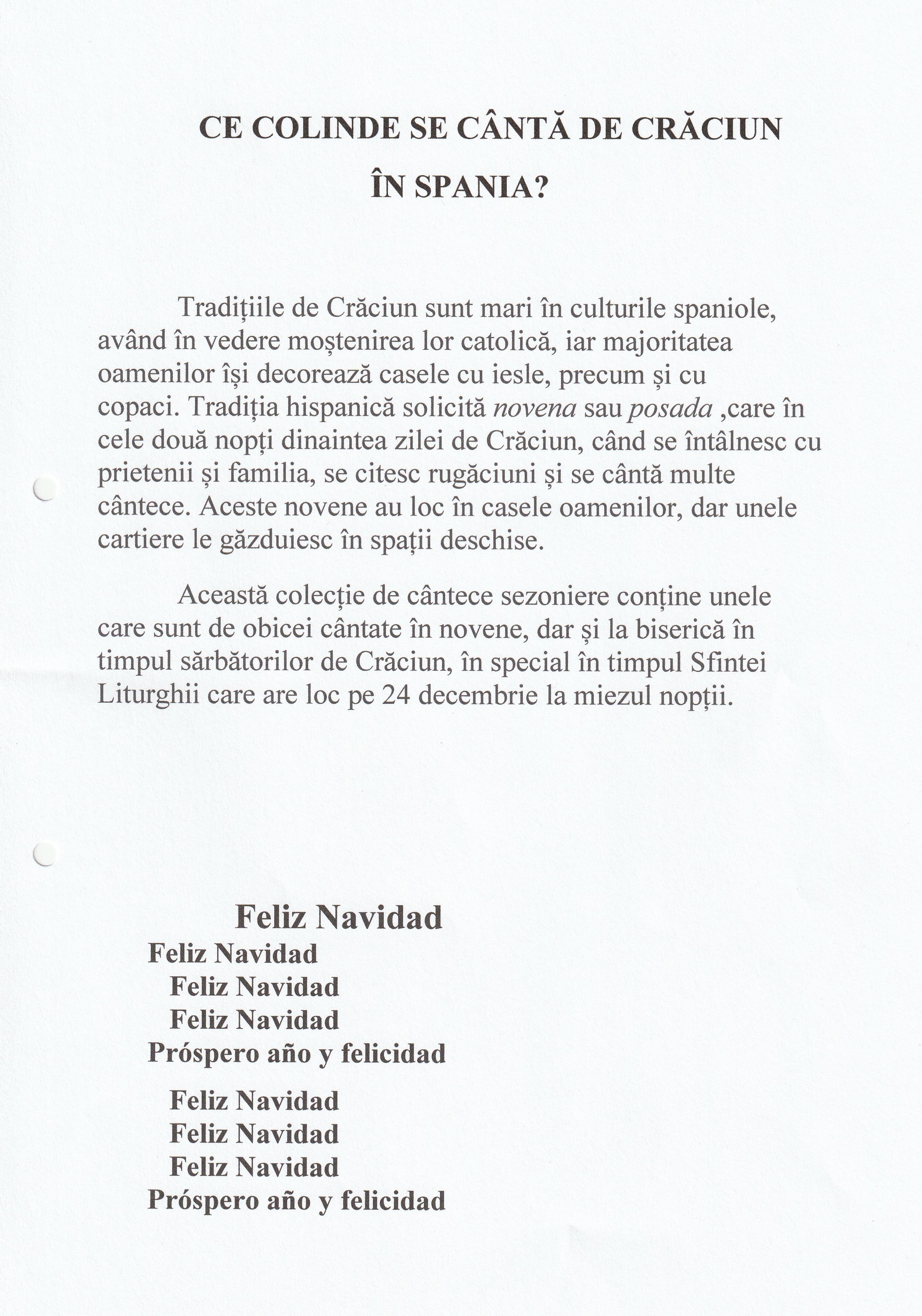 Crăciunul în Spania by Alexia Ispas - Ourboox.com