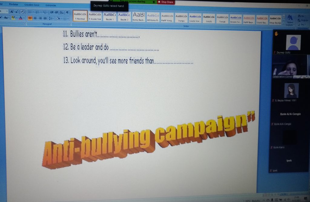 A CAMPAIGN AGAINST BULLYING VOLUME 3 by Füsun Guz - Illustrated by FG - Ourboox.com