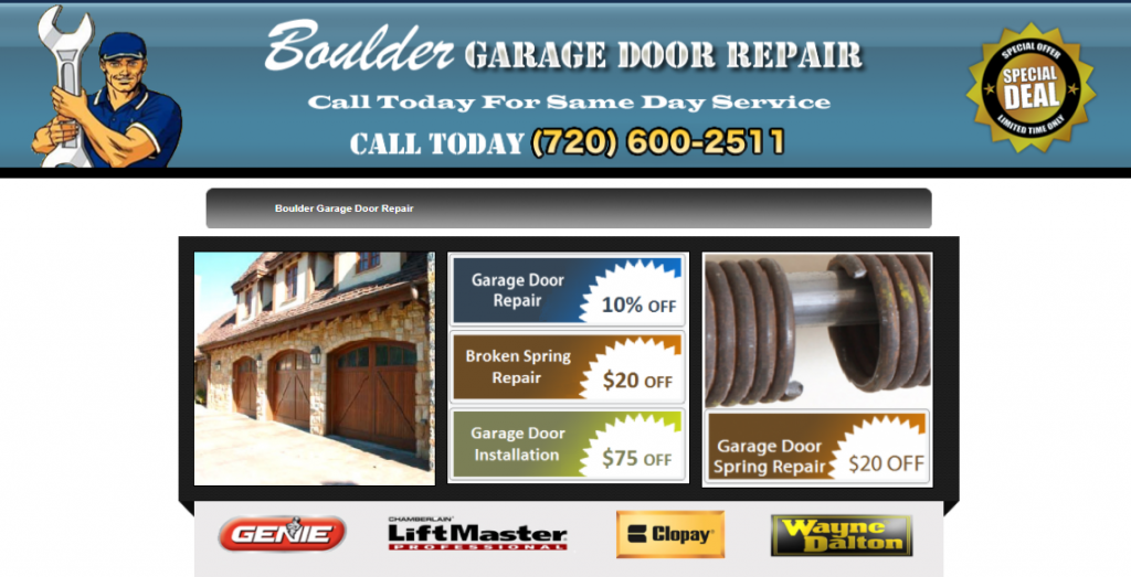 boulder garage door repair
