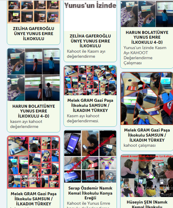 YUNUS’UN İZİNDE(Kasım Ayı Çalışmalarımız) by hülya - Ourboox.com