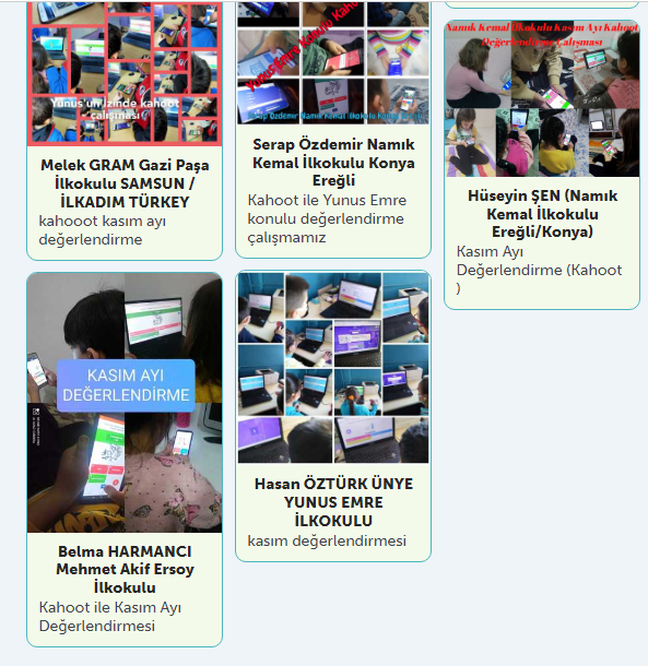 YUNUS’UN İZİNDE(Kasım Ayı Çalışmalarımız) by hülya - Ourboox.com