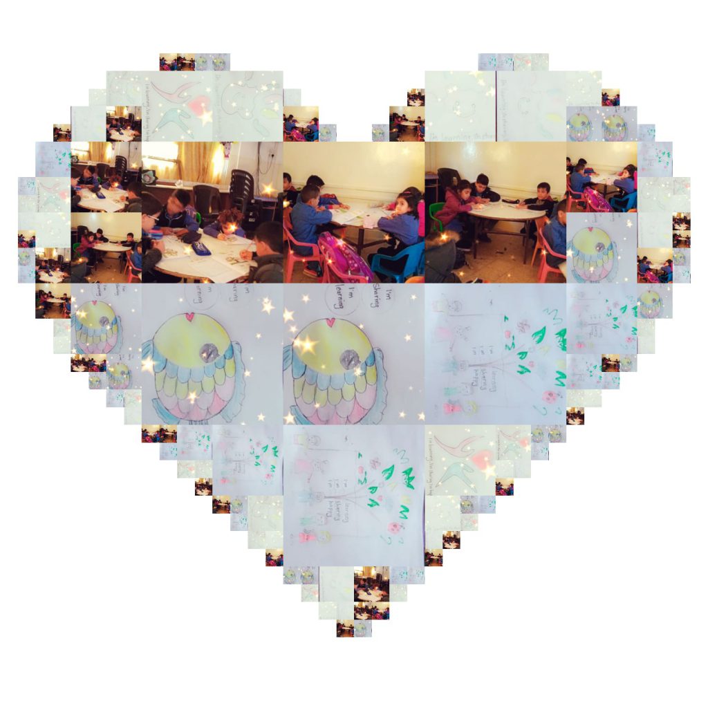 I’m learning, I’m sharing, I’m happy student posters by ANONİM  - Illustrated by  student posters - Ourboox.com