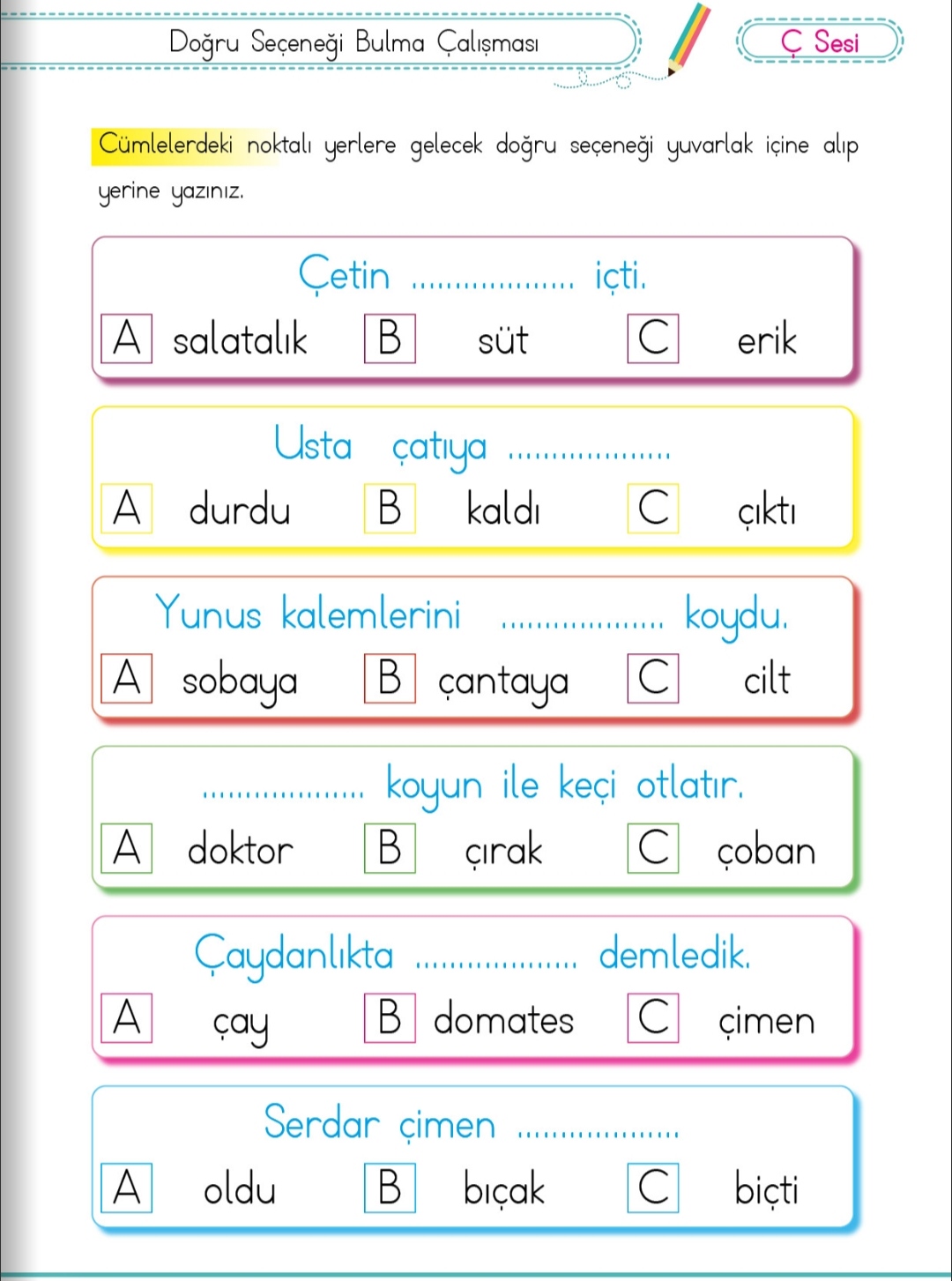 ‘Ç’ SESINI TANIYORUM by Çağla Hançer - Ourboox.com