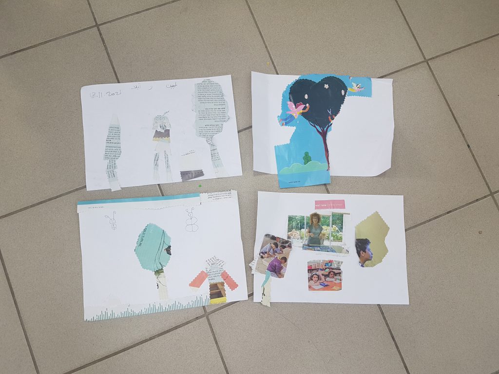 فعاليات في أعقاب قصة “حكاية نقطة على دفتر أبيض” by mysona hasarmi - Illustrated by عمل وابداع اطفال بستان وروضات المزرعة - Ourboox.com