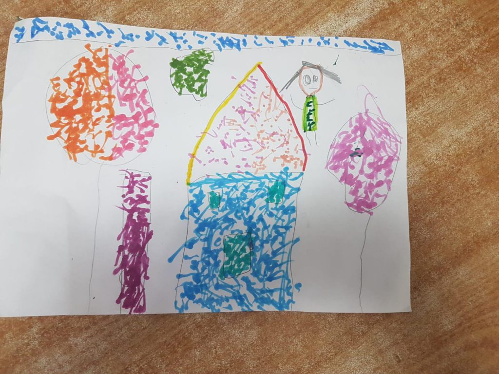 فعاليات في أعقاب قصة “حكاية نقطة على دفتر أبيض” by mysona hasarmi - Illustrated by عمل وابداع اطفال بستان وروضات المزرعة - Ourboox.com