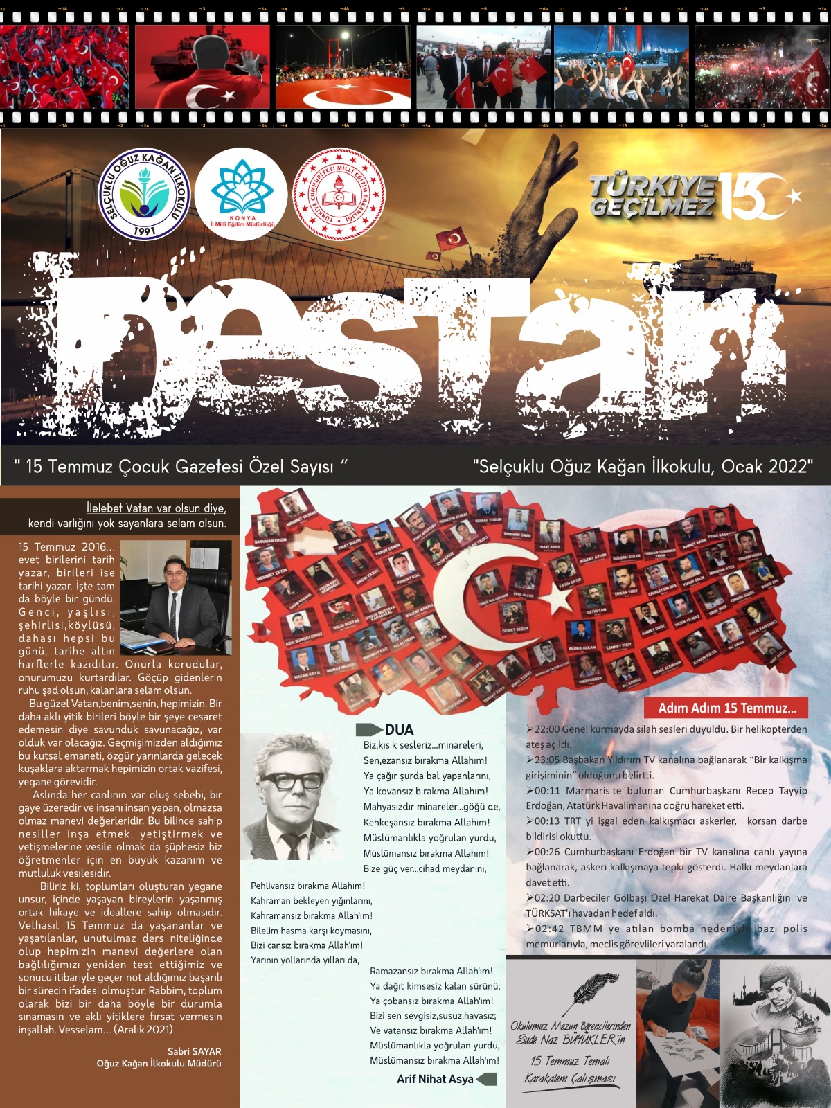 15 TEMMUZ ÇOCUK GAZETESİ ÖZEL SAYISI DESTAN by Figen AKTAŞ - Ourboox.com