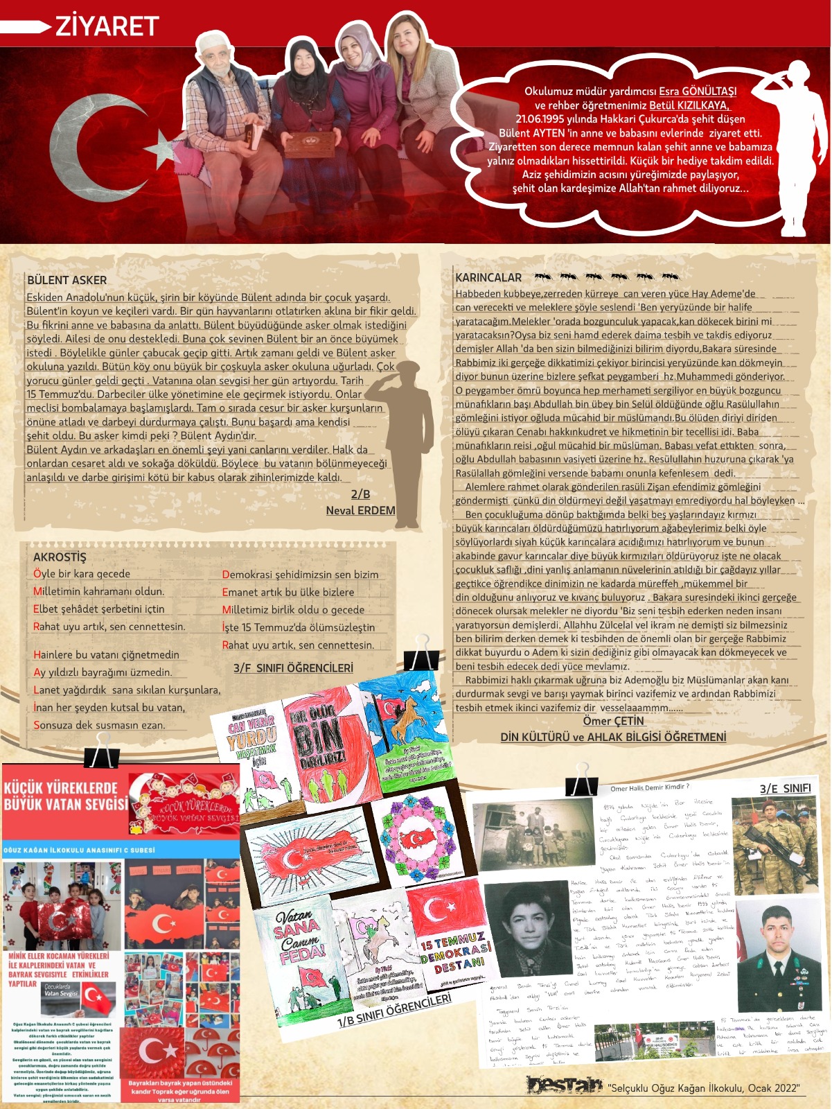 15 TEMMUZ ÇOCUK GAZETESİ ÖZEL SAYISI DESTAN by Figen AKTAŞ - Ourboox.com