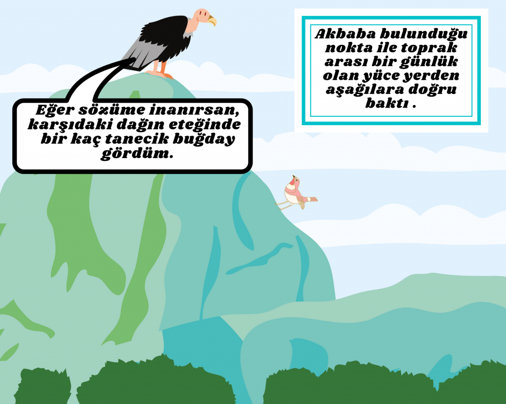 AKBABA İLE ÇAYLAK by YUNUS EMRE - MEVLANA - SADİ ŞİRAZİ - Illustrated by SADİ ŞİRAZİ - Ourboox.com