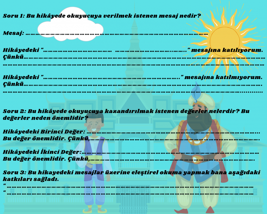 Aklın Önemi by YUNUS EMRE - MEVLANA - SADİ ŞİRAZİ - Illustrated by Sadi Şirazi - Ourboox.com