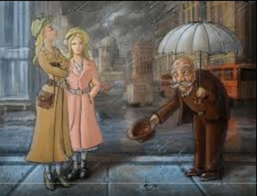Shades of “Umbrella Man” by Howard Lear - Illustrated by Google Images - Ourboox.com