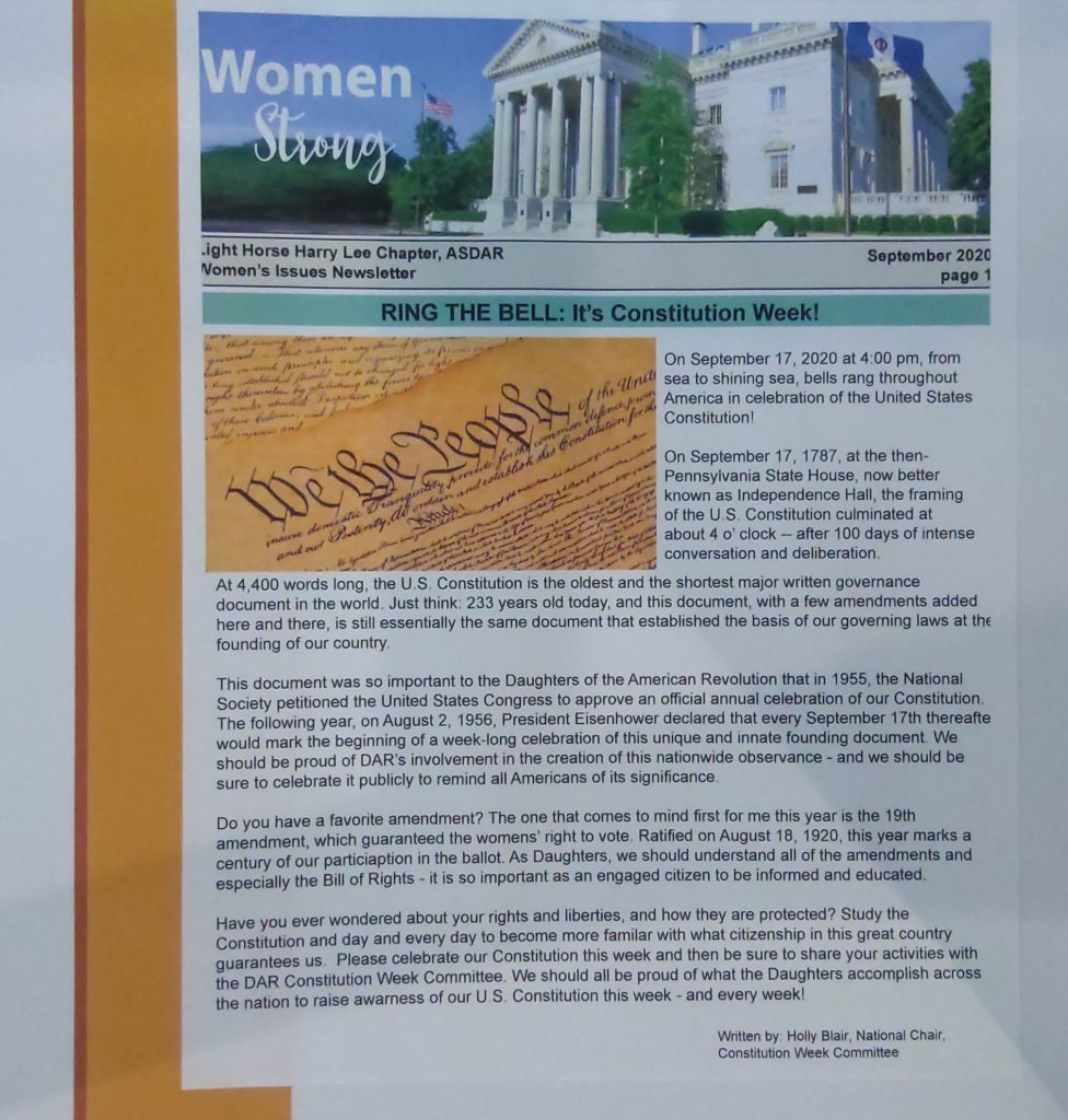 Light Horse Harry Lee Chapter Scrapbook 2020-2021 by Karen Baber - Ourboox.com