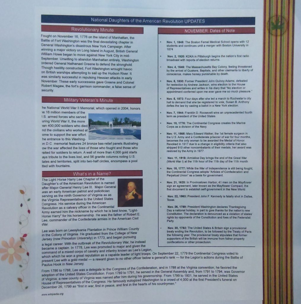 Light Horse Harry Lee Chapter Scrapbook 2020-2021 by Karen Baber - Ourboox.com