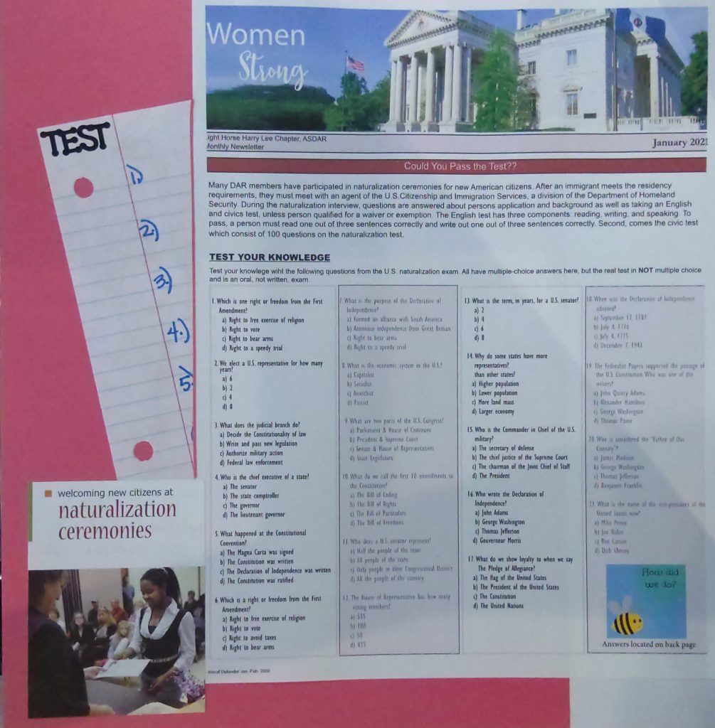 Light Horse Harry Lee Chapter Scrapbook 2020-2021 by Karen Baber - Ourboox.com