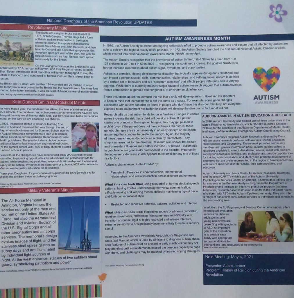 Light Horse Harry Lee Chapter Scrapbook 2020-2021 by Karen Baber - Ourboox.com