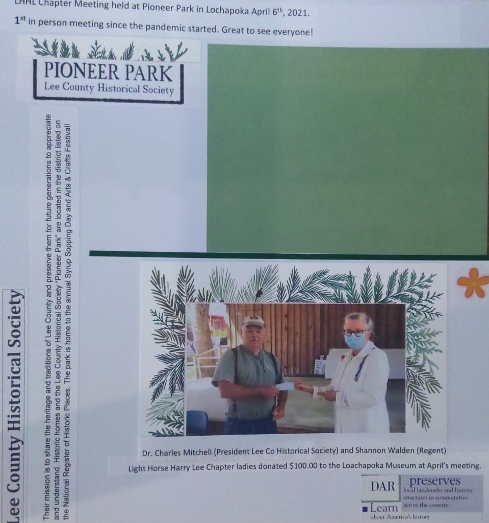 Light Horse Harry Lee Chapter Scrapbook 2020-2021 by Karen Baber - Ourboox.com