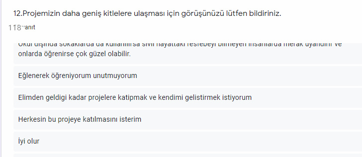 Resfebe dünyasına Yolculuk Projesi Öğrenci Ön test Analiz by ZELİHA - Ourboox.com