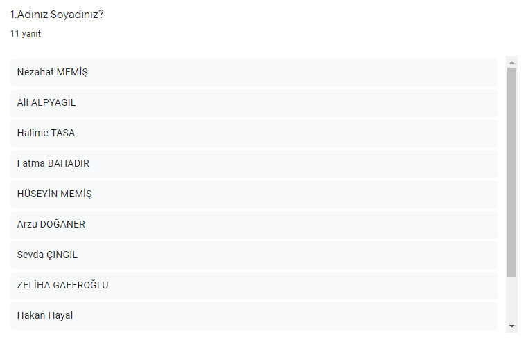 RESFEBE DÜNYASINA YOLCULUK PROJESİ ÖĞRETMEN ÖN TEST ANALİZ by ZELİHA - Ourboox.com
