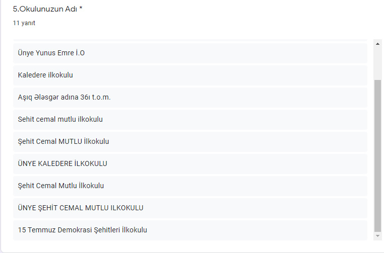 RESFEBE DÜNYASINA YOLCULUK PROJESİ ÖĞRETMEN SON TEST analiz by ZELİHA - Ourboox.com