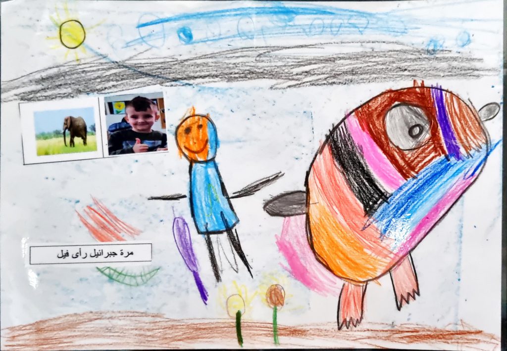 سجع خليكوا عالسمع by Ameera Abdalla - Illustrated by تأليف ورسومات: أطفال روضة العصافير - Ourboox.com