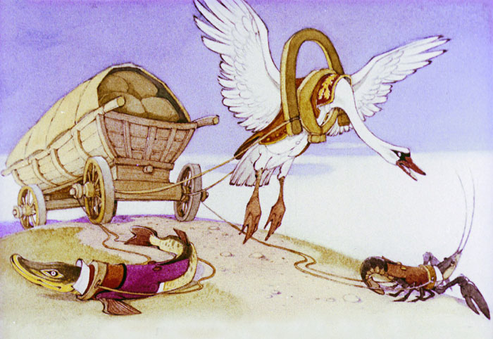 ЛЕБІДЬ, ЩУКА І РАК by kulak - Ourboox.com