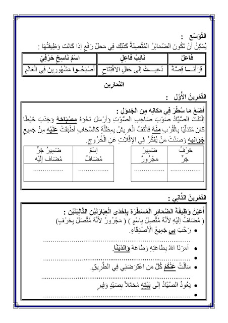 الضمائر المتصلة by Rana - Illustrated by رنا ابو ربيعة - Ourboox.com
