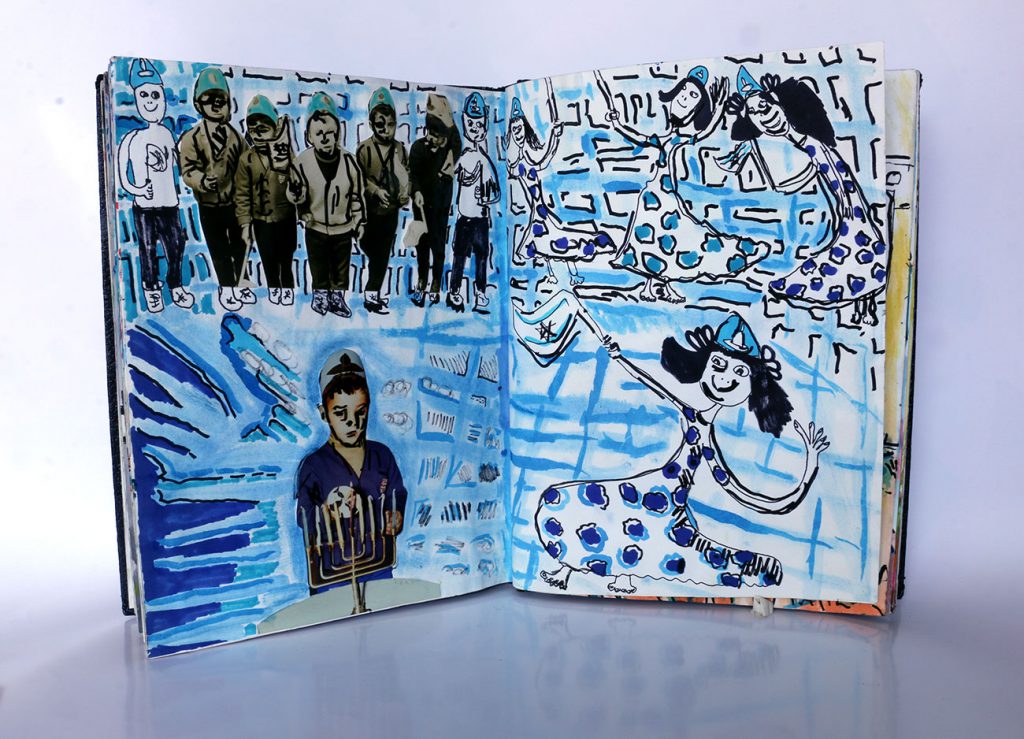 ספרי אמן מתוך צילומי ילדות ספר אומן רפי פרץ צייר ישראלי ספרים סקיצות by raphael perez רפי פרץ אמנות ישראלית עכשווית מודרנית - Illustrated by רפי פרץ צייר raphael perez israeli painter - Ourboox.com